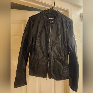 Express Leather jacket LARGE